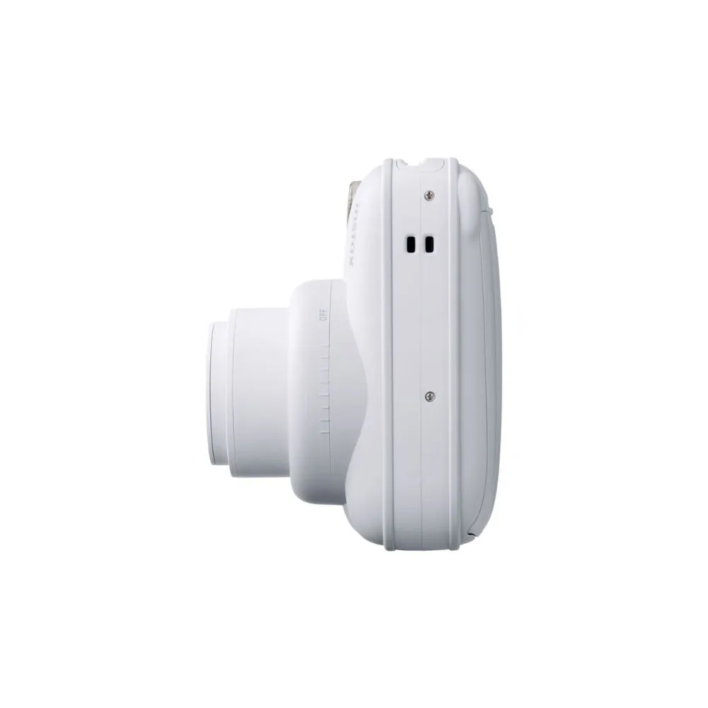 fujifilm instax mini 13 instant camera | built in self timer & selfie mirror | automatic exposure | twist to power lens system white