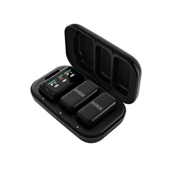 rØde wireless micro camera kit | ultra compact dual wireless microphone | gainassist & pocket charging case
