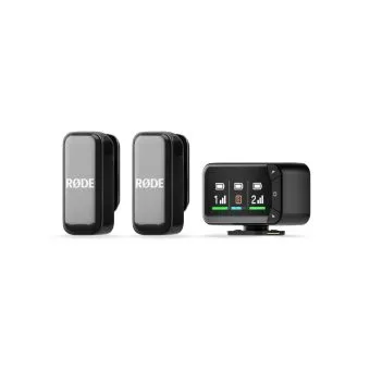 rØde wireless micro camera kit | ultra compact dual wireless microphone | gainassist & pocket charging case