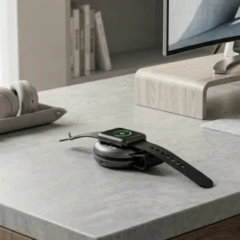 epic arma all in one 15w fast wireless charger for apple watch and airpods portable charger