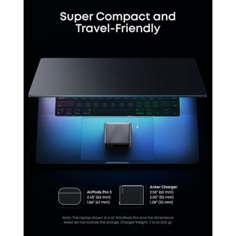 anker prime 160w 3 port charger with smart display