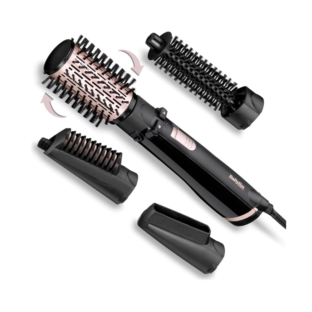 babyliss as200e brush & style ionic rotating hot air brush set