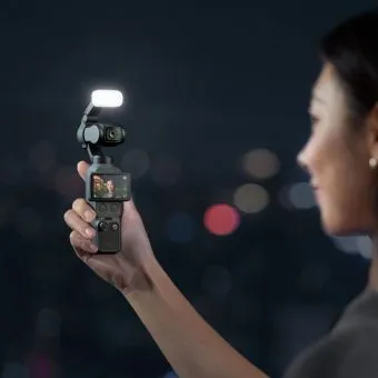 dji osmo pocket 4 fill light