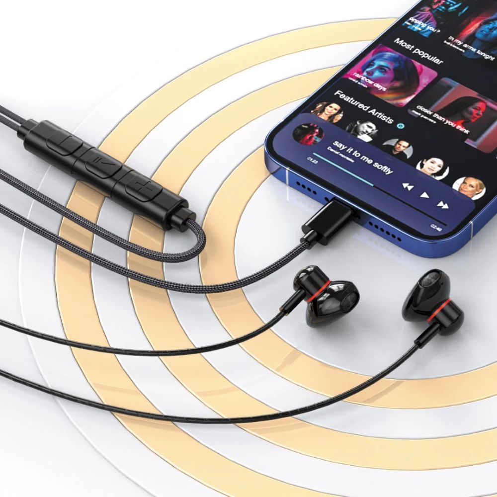 epic arma soniccore hi fi usb c wired earphones
