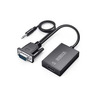 epic arma vga to hdmi adapter (full hd 1080p video & audio converter)