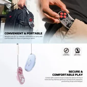fantech eos mini wgp17 pocket wireless controller black