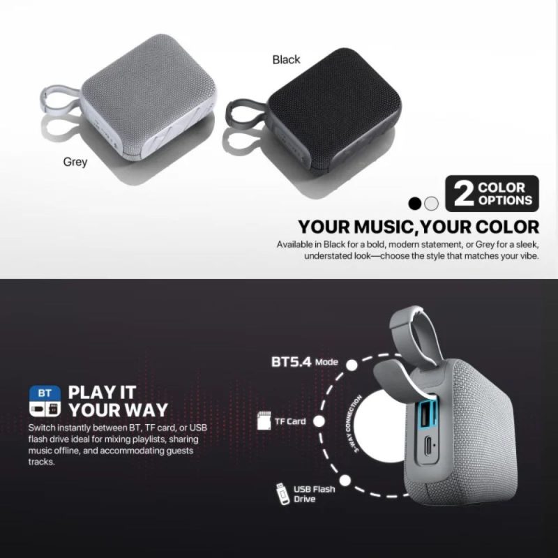 fantech nerabox bs153 portable wireless bluetooth speaker