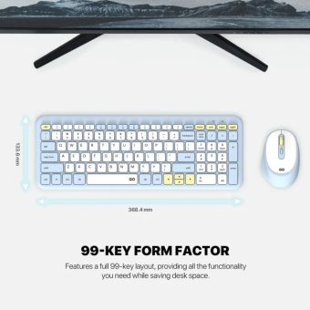 FANTECH GO WK901 Ultra-Slim Wireless Keyboard and Mouse Combo