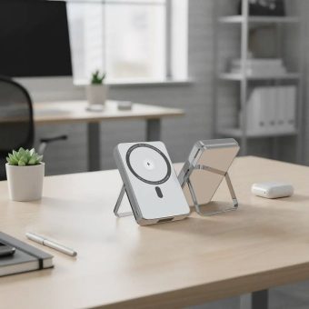 green lion mirror bank 10000mah magsafe power bank silver