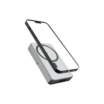 green lion mirror bank 10000mah magsafe power bank silver