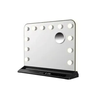 green lion vanity mirror black
