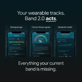 humehealth the hume band 2.0 smart longevity wearable