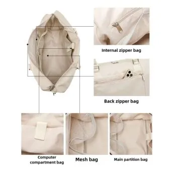 kinmac the ultimate 3 in 1 travel duffel bag & water resistant weekender