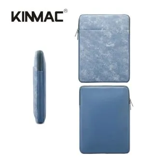 kinmac vertical design laptop sleeve (kms476 77 / denim) 13" 14"