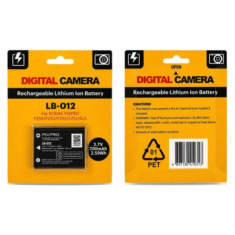 kodak lb 012 lithium ion rechargeable camera battery