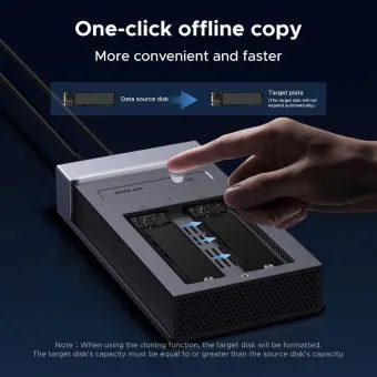 ugreen 40gbps dual bay m.2 nvme ssd enclosure raid
