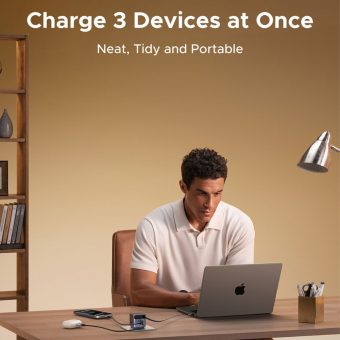 ugreen 45w nexode pro gan fast charger with retractable usb c cable