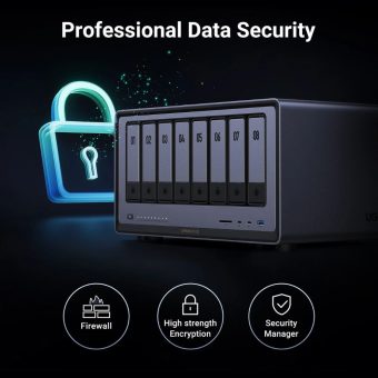 ugreen nasync dxp8800 plus 8 bay intel i5 dual 10gbe flagship nas enclosure (diskless)