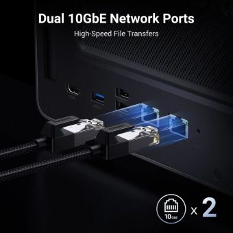 ugreen nasync dxp8800 plus 8 bay intel i5 dual 10gbe flagship nas enclosure (diskless)
