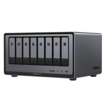 ugreen nasync dxp8800 plus 8 bay intel i5 dual 10gbe flagship nas enclosure (diskless)