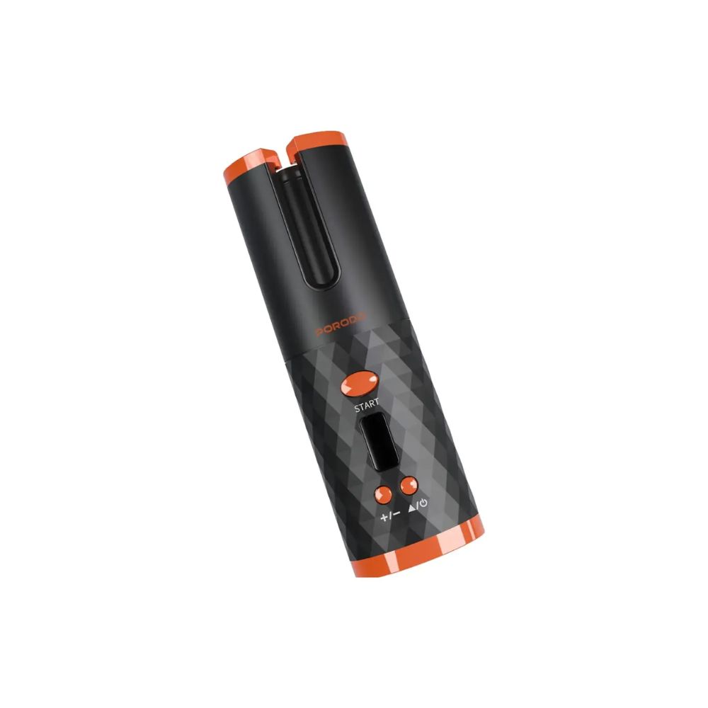 porodo lifestyle automatic hair curler black