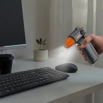 porodo lifestyle cordless turbo air duster with led work light black