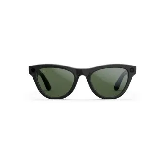 ray ban meta skyler smart glasses (gen 2) shiny black / graphite green transitions® (high bridge fit)