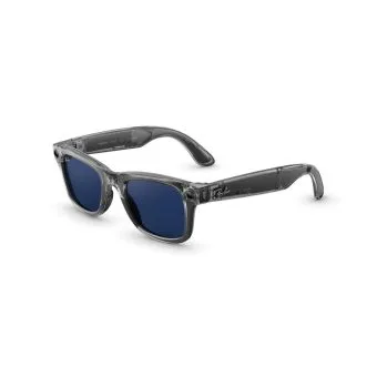 ray ban meta wayfarer (gen 2) smart glasses matte black/clear