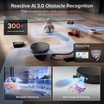 roborock saros 20 sonic robot vacuum and mop
