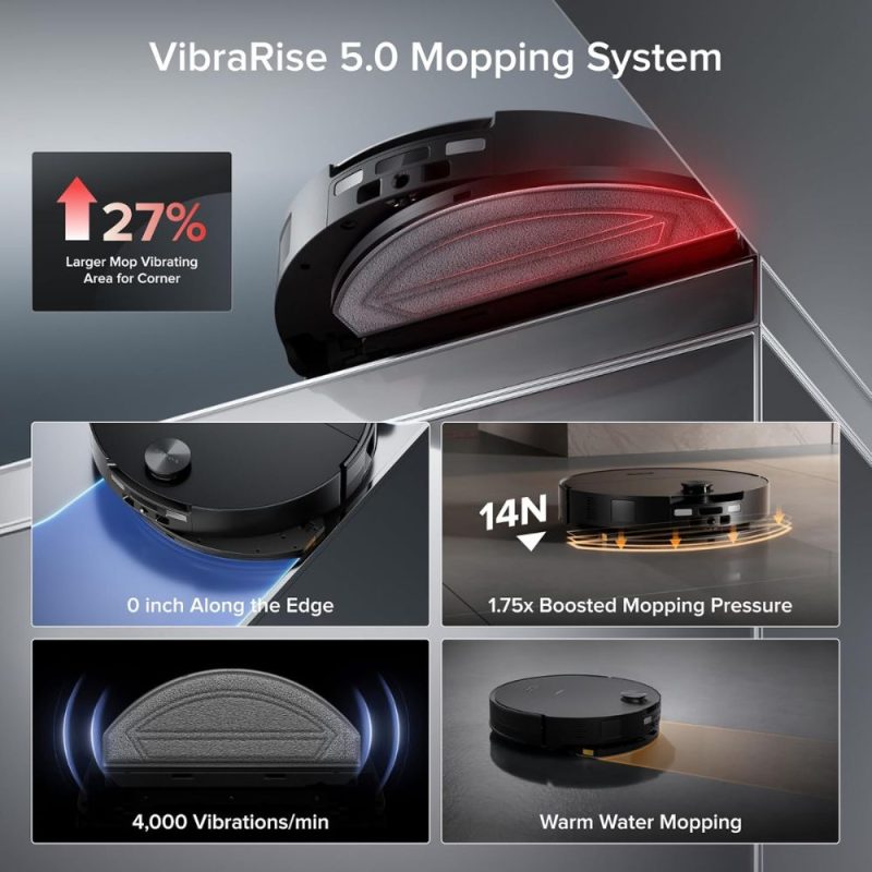 roborock saros 20 sonic robot vacuum and mop