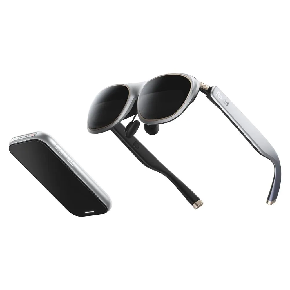rokid max 2 ar glasses silver