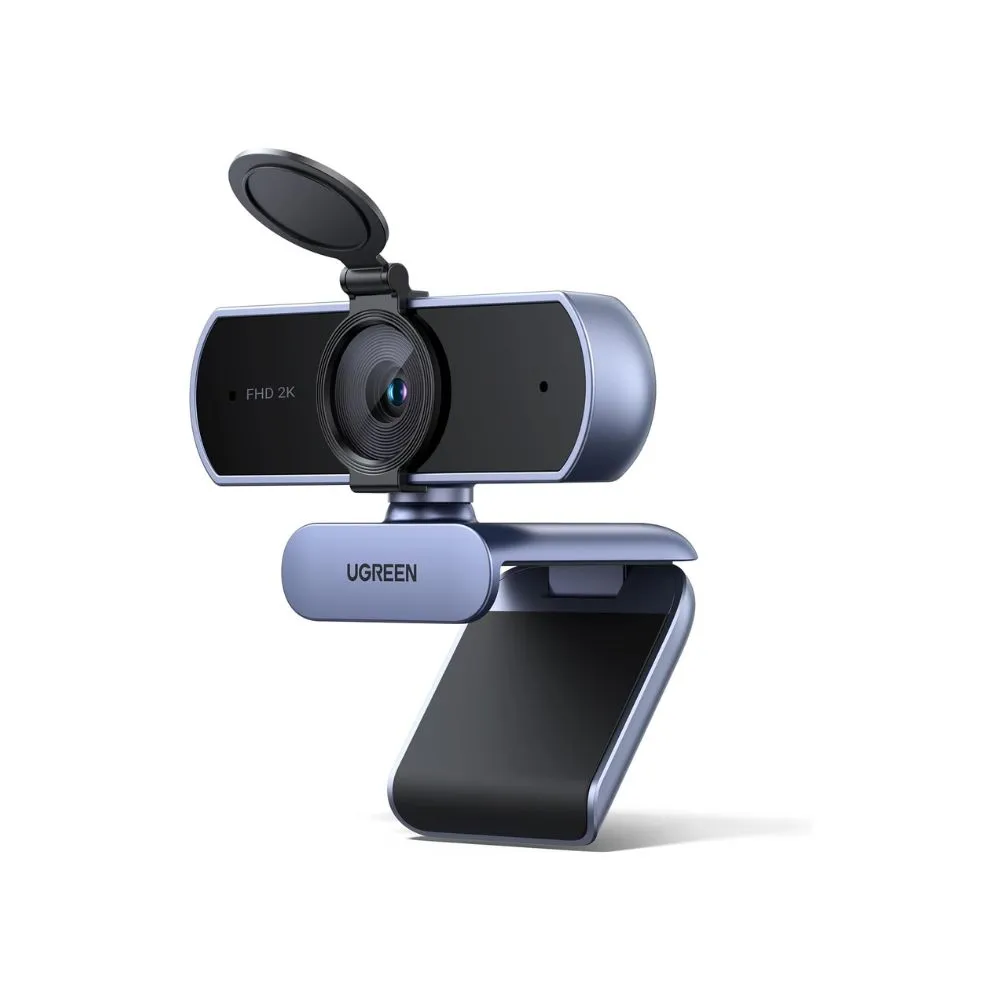ugreen 2k full hd autofocus webcam with dual noise cancelling microphones