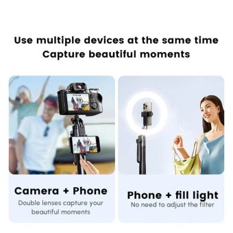 ugreen 4 leg bluetooth selfie stick with tripod stand