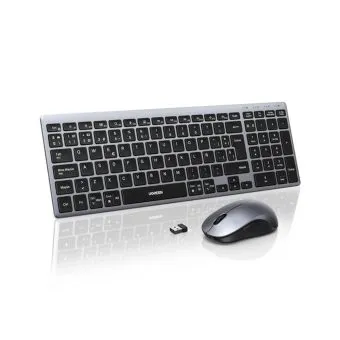 ugreen mk552 dual mode wireless keyboard and mouse combo (bluetooth & 2.4ghz rechargeable)