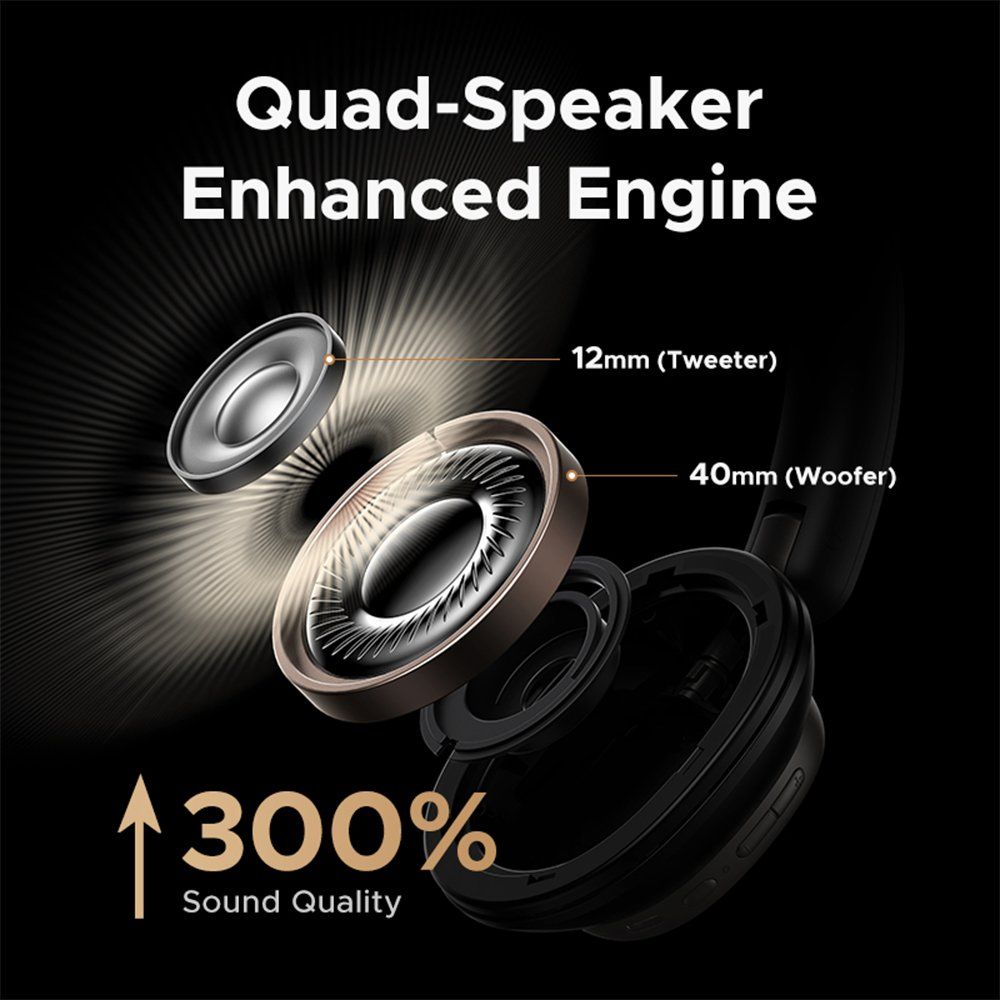 ugreen studio pro hitune max 6 hybrid anc headphones