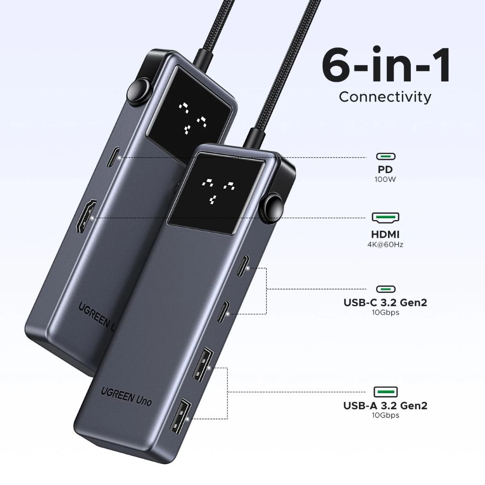 ugreen uno usb c hub 6 in 1