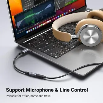 ugreen usb c to 3.5mm audio adapter type c to headphone aux jack dongle