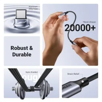 ugreen usb c to 3.5mm audio adapter type c to headphone aux jack dongle