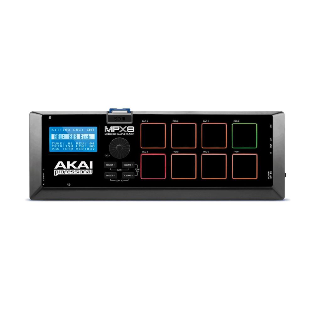akai mpx8 sd sampler pad controller