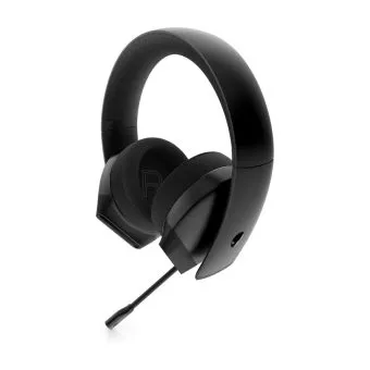 alienware stereo wired gaming headset aw310h, hi res drivers, sports fabric memory foam