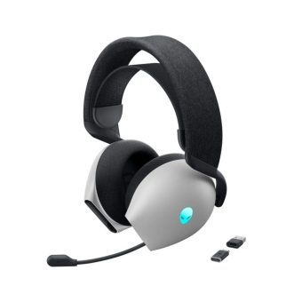 alienware wireless gaming headset aw725h, ai driven noise cancelling microphone, dolby atmos technology