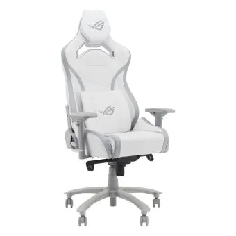 asus rog chariot x core gaming chair sl301cw, racing style, steel frame, premium leather