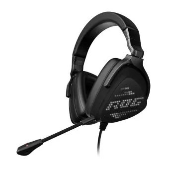 asus rog delta s animate wired gaming headset 90yh037m b2ua00, 50mm driver size, ai noise canceling microphone