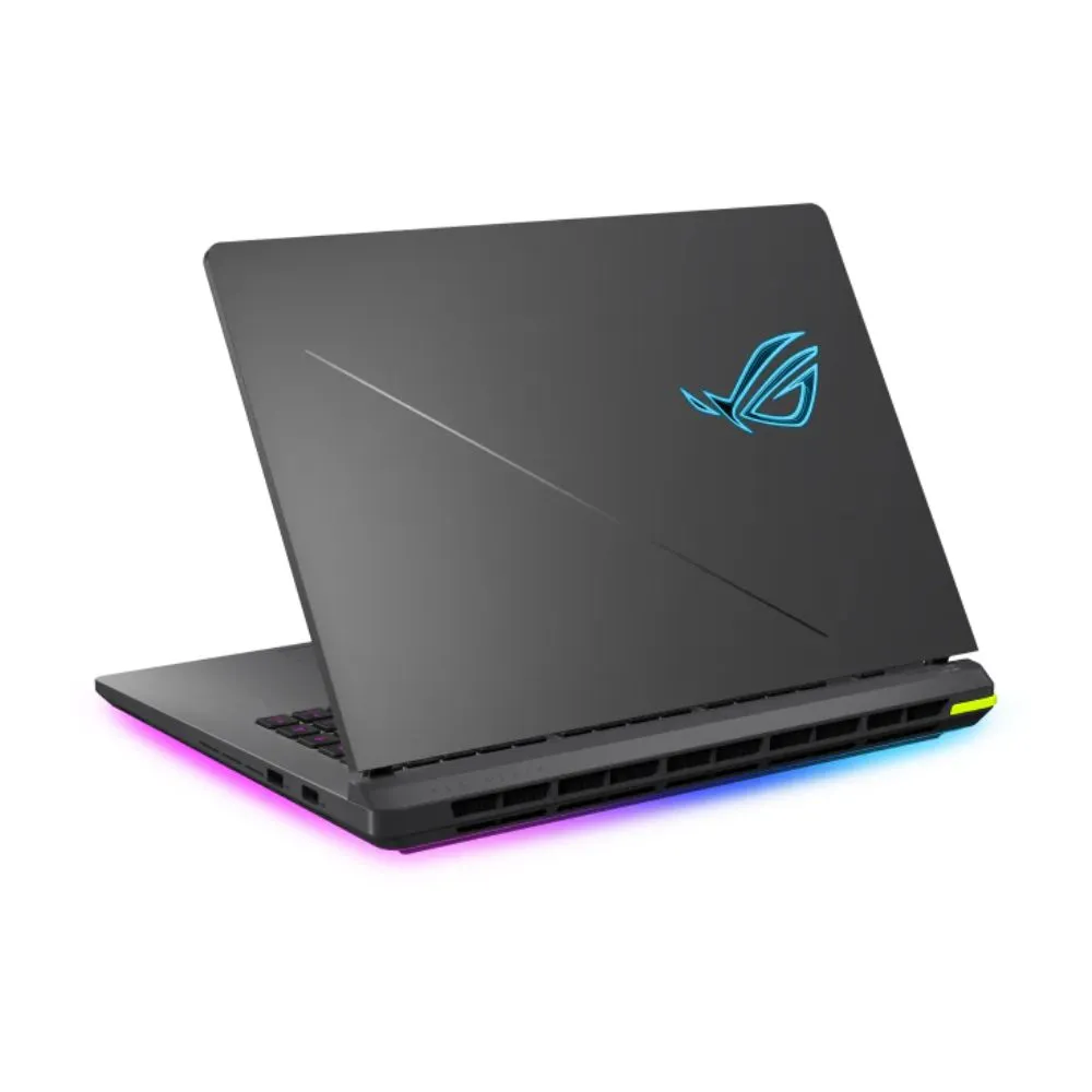asus rog strix g16 eclipse gray gaming laptop | core ultra 9, 32gb ram, 1tb ssd, rtx 5070 ti 12gb, 16" qhd+ 240hz + mouse & backpack