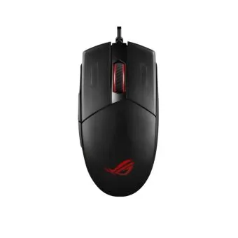 asus rog strix impact ii, wired gaming mouse, 6200dpi, rgb