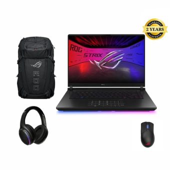 asus rog strix scar 18 gaming laptop | core ultra 9, 64gb ram, 2tb ssd, rtx 5090 24gb, 18" 2.5k 240hz + rog bundle