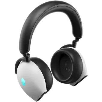 alienware wireless gaming headset aw920h, ai driven noise cancelling microphone, usb c wireless dongle