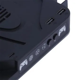 deadskull ds mz8043 multi functional cooling stand & dual controller charger for ps5