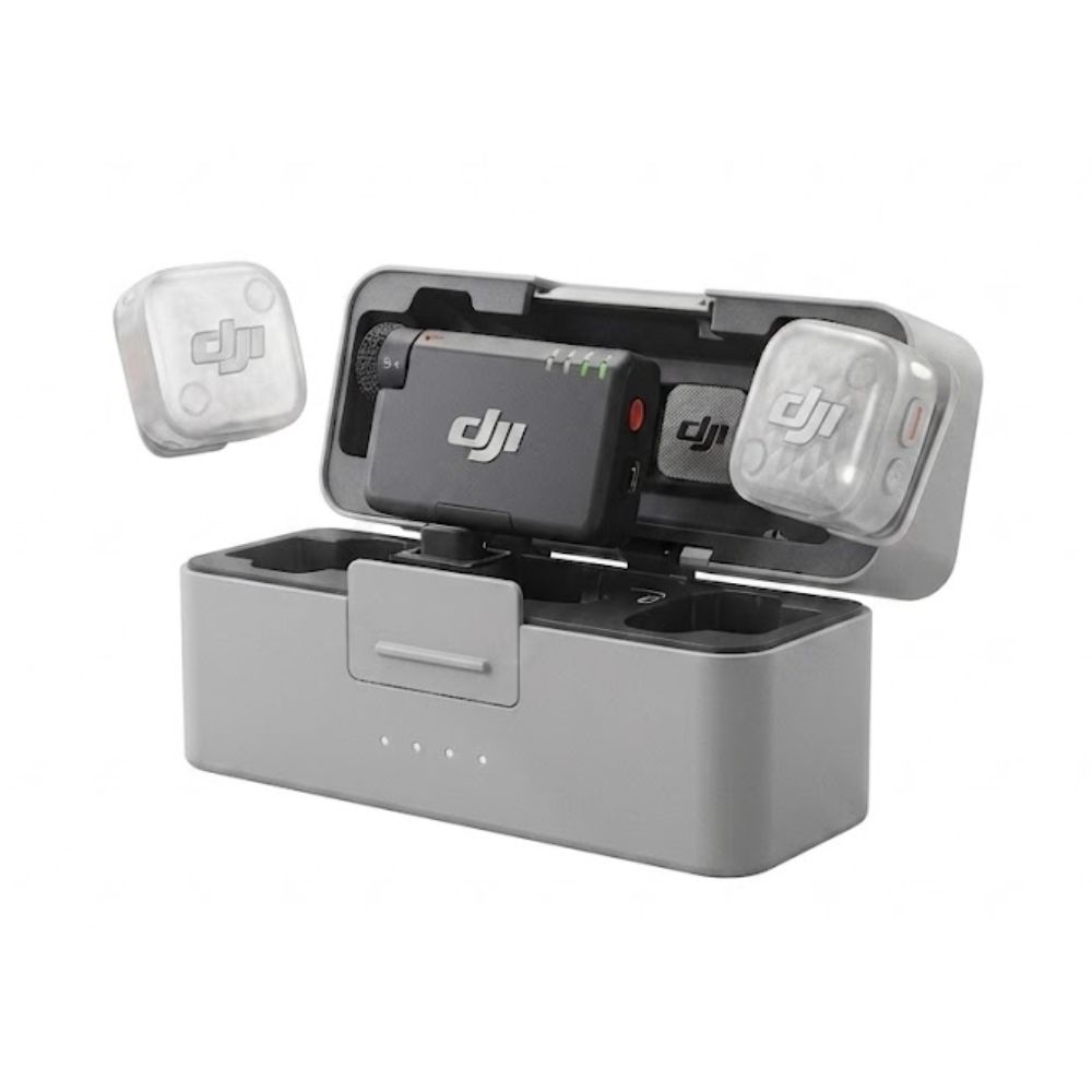 dji mic mini 2s (2 tx + 1 rx + charging case)