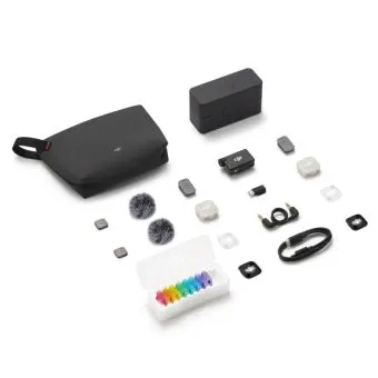 dji mic mini 2s (2 tx + 1 rx + charging case)